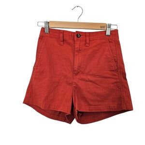 MADEWELL Camp Shorts Orange Size XS
